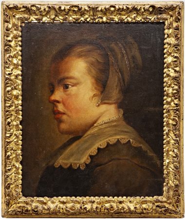 Scuola olandese del secolo XIX

"Ritratto femminile"
olio su tela (cm 37,5x30,5