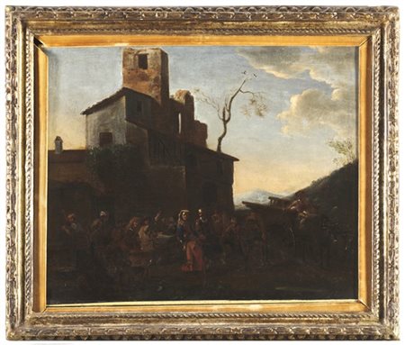 Pittore bambocciante

"Scena di genere"
olio su tela (cm 64,5x81,5)
in cornice