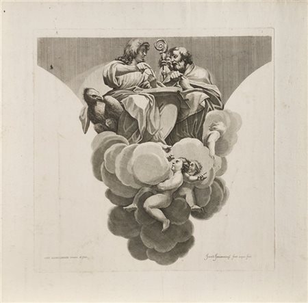 Lotto composto da undici acqueforti incise da Maria Giacomo Giovannini da inven