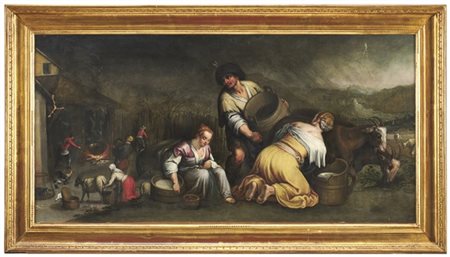 Seguace dei Bassano

"Allegoria della primavera"
olio su tela (cm 57,5x123)
eti