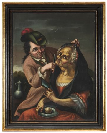 Scuola lombardo-veneta del secolo XVIII

"Vanità"
olio su tela (cm 78x59)
in co