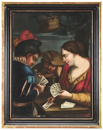 Scuola lombardo-veneta del secolo XVIII

"Giocatori di carte"
olio su tela (cm