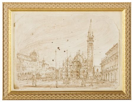 Alla maniera dei Guardi

"Veduta di Piazza San Marco a Venezia"
(mm 190x27)
in