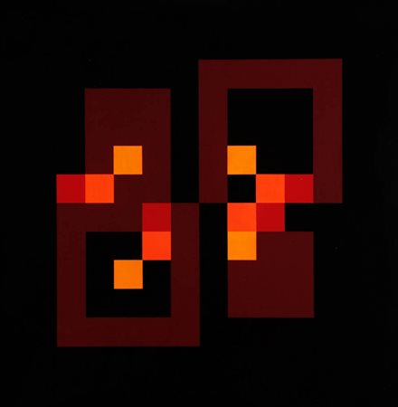 MARTINO GEREVINI 1933 - 2010 " 15/P.S. ", 1974 Acrilico su tela, cm. 100 x...