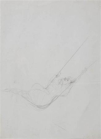 CLAUDIO PARMIGGIANI 1943 Senza titolo Matita su carta, cm. 54,5 x 41 Firmato...