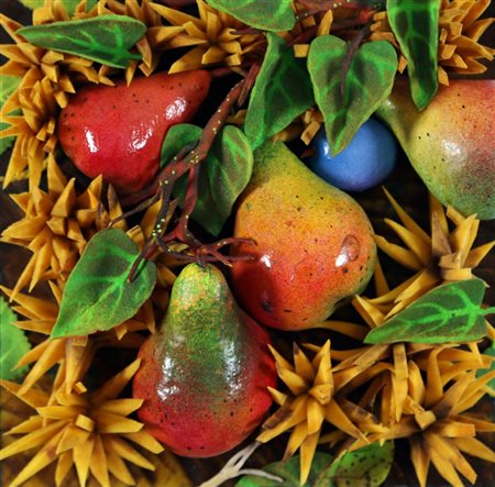 PIERO GILARDI 1942 " Pere autunnali ", 1993 Scultura in poliuretano espanso,...