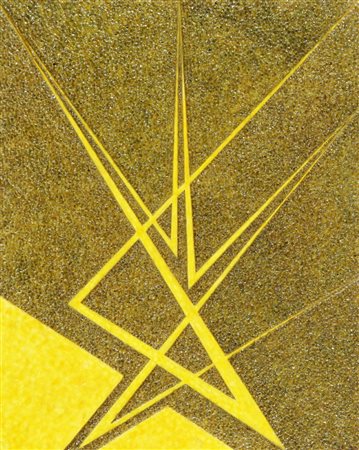 ANTONIO SECCI 1944 " Spazio ", 1970 Tecnica mista su tavola, cm. 100 x 70...