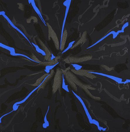 AGOSTINO FERRARI 1938 " Evento esplosione ", 1988 Tecnica mista e sabbia su...