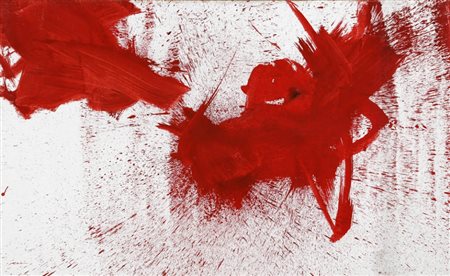 TSAI HSIA LING 1936 Senza titolo, 1957 Olio su tela, cm. 104 x 168,5 Firmato...