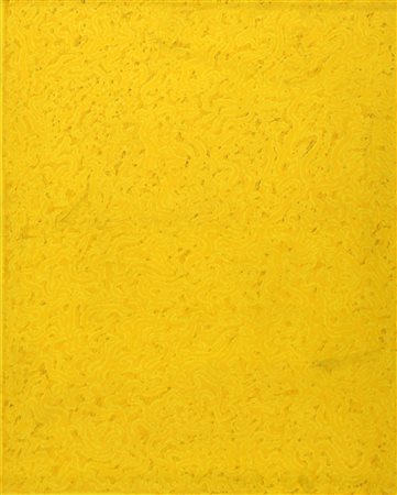 LUIGI BOILLE 1926 " Spazio giallo n. 5 ", 1975 Olio su tela, cm. 81 x 65...