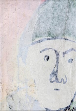 FRANCOIS DUFRENE 1930 - 1982 Senza titolo, 1964 Decollage, cm. 15 x 10...