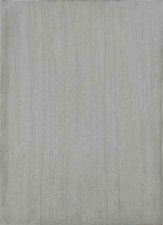 ENZO CACCIOLA 1945 Senza titolo, 1975 Cemento su tela, cm. 70 x 50,5 Firmato...