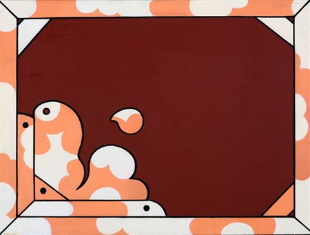 FABRIZIO PLESSI 1940 Senza titolo, 1967 Olio su tela, cm. 60 x 80 Firmato e...