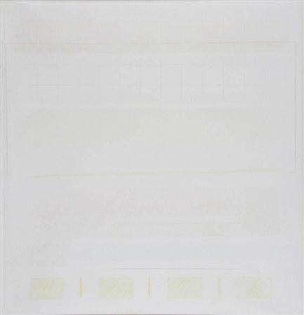 RICCARDO GUARNERI 1933 " Spazio grafico n. 362 ", 1971 Tecnica mista su tela,...