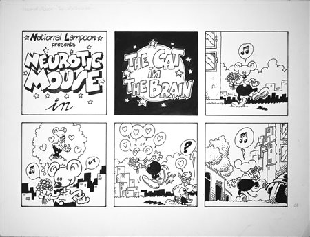 AUTORE NON IDENTIFICATO - Neurotic Mouse/The Cat in the brain .