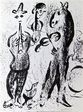 CHAGALL MARC Vitebsk (URSS) 1887 - 1985 Saint-Paul de Vence (F) "Ciarlatani"...