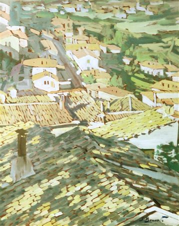 BRUNETTO SILVIO San Maurizio Canavese (TO) 1932 "Arcevia (Ancona)" 1974 50x40...