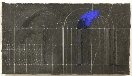 Walter Valentini (1928-2022) Senza titolo, 1986 Tecnica mista su cartoncino...