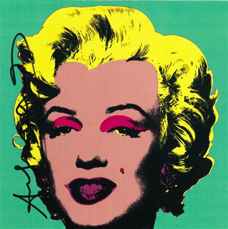 ANDY WARHOL Marilyn invitation, 1981