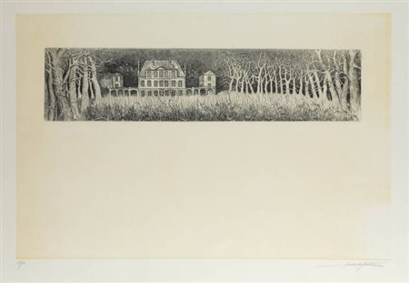 XAVIER DE MAISTRE Torino 1949 "Casolare"