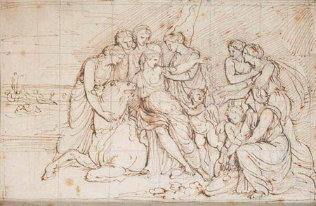 Andrea Appiani Milano 1754 – 1817 STUDIO PER LA SERIE DI DIPINTI “STORIE...