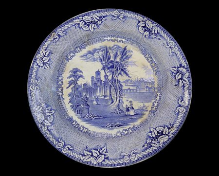 Piatto in ceramica, 19° secolo
