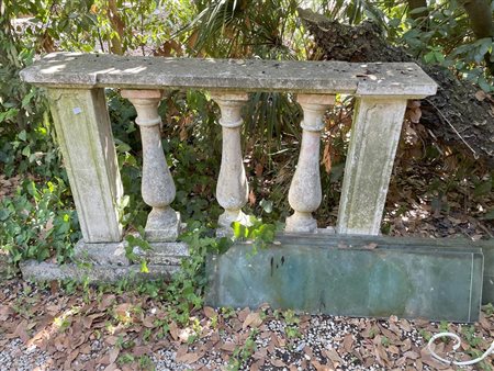 Balaustra in travertino    