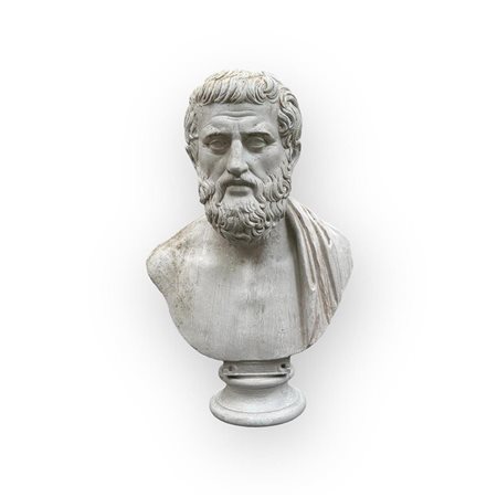 A cast bust of Sophocles. 60 x 40 cm.