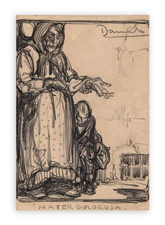 DANIELE FONTANA (1900-1984) - Mater dolorosa