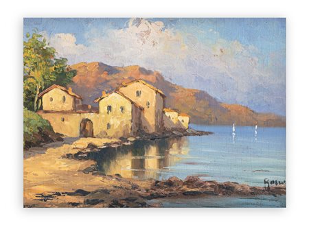 ANONIMO - Tranquillità di lago nei pressi di Intra