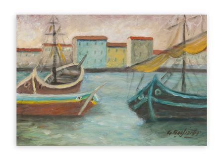 GIUSEPPE GAGLIARDI (1902-2005) - Vecchia darsena