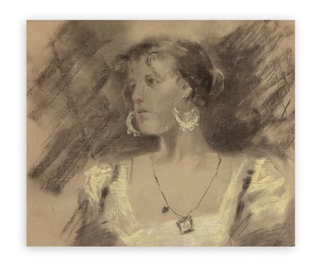 ANONIMO - Senza Titolo (Ritratto di nobildonna)