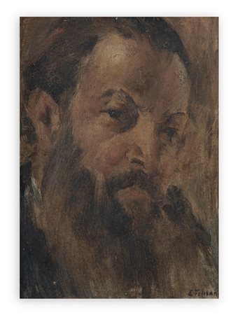 ENRICO FELISARI (1897-1981) - Ritratto dello scultore Sensi di Siena