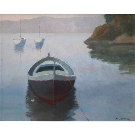 Mario Frixione (1939)  - Barche, Genoa 1939