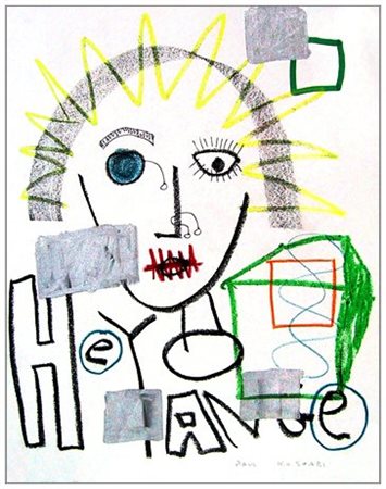 PAUL KOSTABI (1962) Hey Andy 2002 T.m. su carta 35,5 x 28. Firma in b. a d.;...
