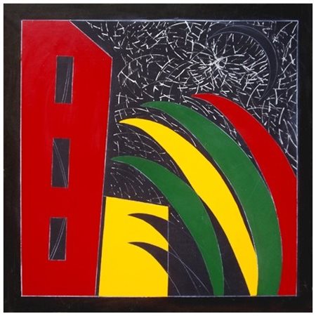 FRANCO ANGELI (1935 – 1988) Senza titolo Smalti su tela 90 x 90. Firma sul...