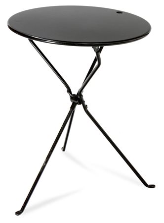 CASTIGLIONI ACHILLE Cumano Tavolino pieghevole in lamiera verniciata e gambe...