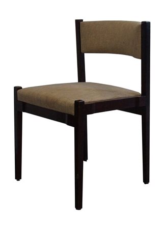 FRATTINI GIANFRANCO 107 Sei sedie in legno di palissandro con imbottitura...