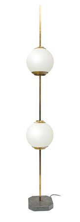 CACCIA DOMINIONI LUIGI LTE10 Lampada da terra con base in marmo, montatura in...