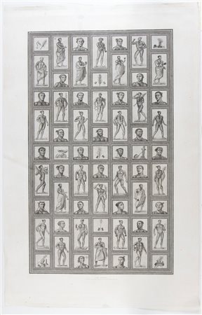 Filippo Troiani (1830 - 1864 fl.) La scuola degli atleti (Mosaico nella...