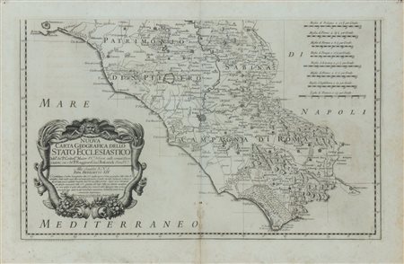 Ruggero Giuseppe Boscovich (Ragusa, 1711 - Milano, 1787) Nuova carta...
