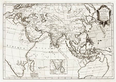 Rigobert Bonne, Carte pour servir a l'histoire Philosophique et Politique des...