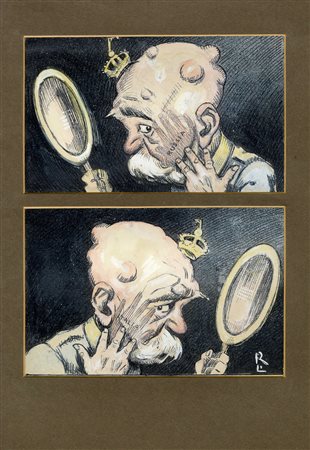 Rata-Langa [pseud. di Gabriele Galantara], Francesco Giuseppe d'Austria...