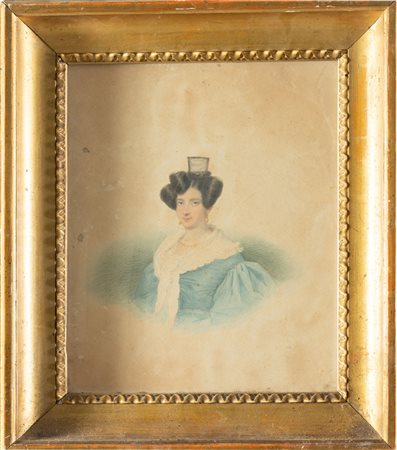 Ritratto di giovane aristocratica, XIX-XX secolo.