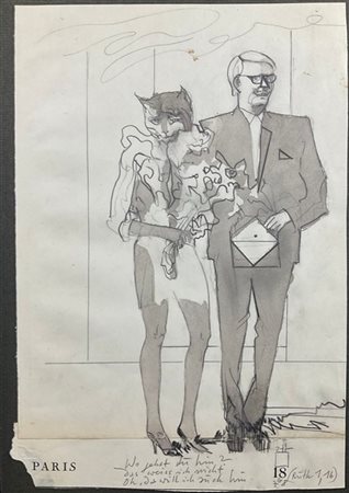 Horst Janssen "Wo gehst du hin? Das weiss ich nicht. Oh, da will ich auch hin (D