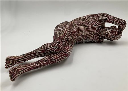 Rabarama "Visione-di" 2000bronzo dipintocm 11x41.5x14Edizione P./A. 4/4Opera