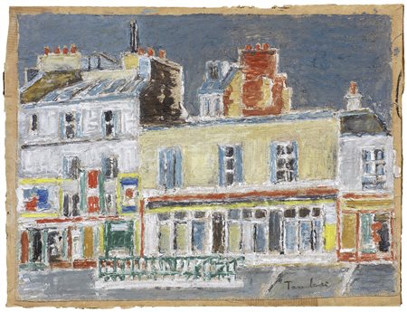 Orfeo Tamburi Jesi (An) 1910 - Parigi 1994 Entrata di metró, 1968 Olio su...