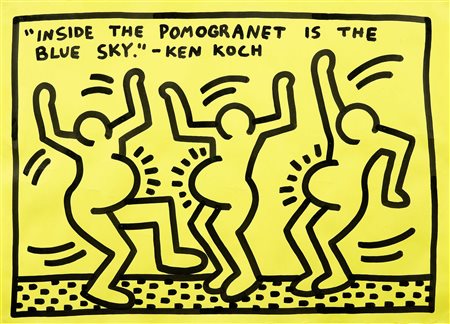 Keith Haring Kutztown 1958 - New York 1990 Senza titolo, 1983 Inchiostro su...