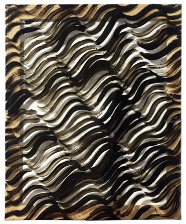 Carla Accardi Trapani 1924 - Roma 2014 Segni neri, 1967 Vernice su sicofoil,...