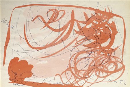 Lucio Fontana Rosario Santa Fè 1899 - Varese 1968 Ambiente spaziale, 1960...